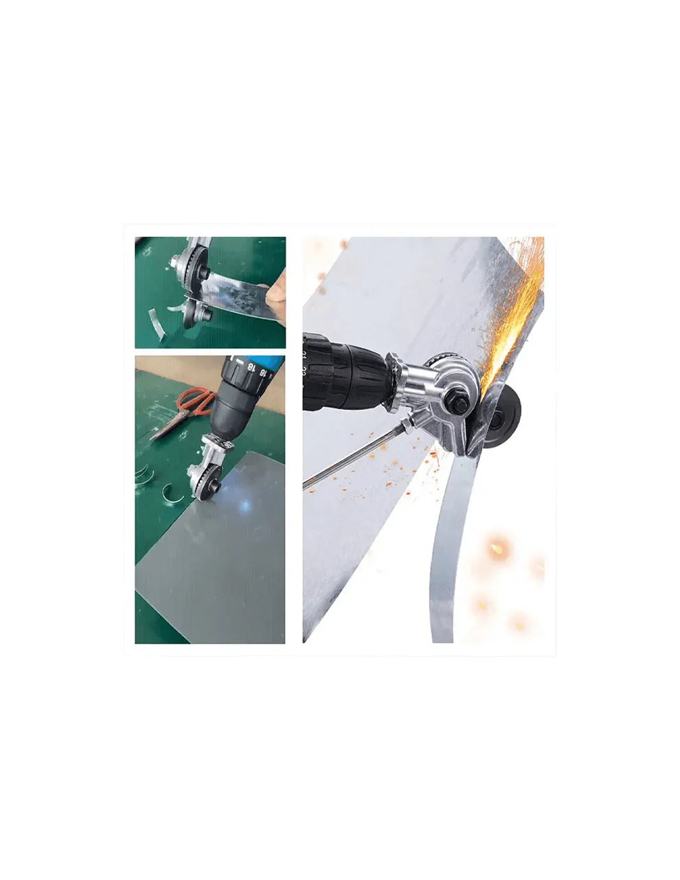 Adaptor Pentru Taiat Tabla, Cu Role Pentru Bormasina