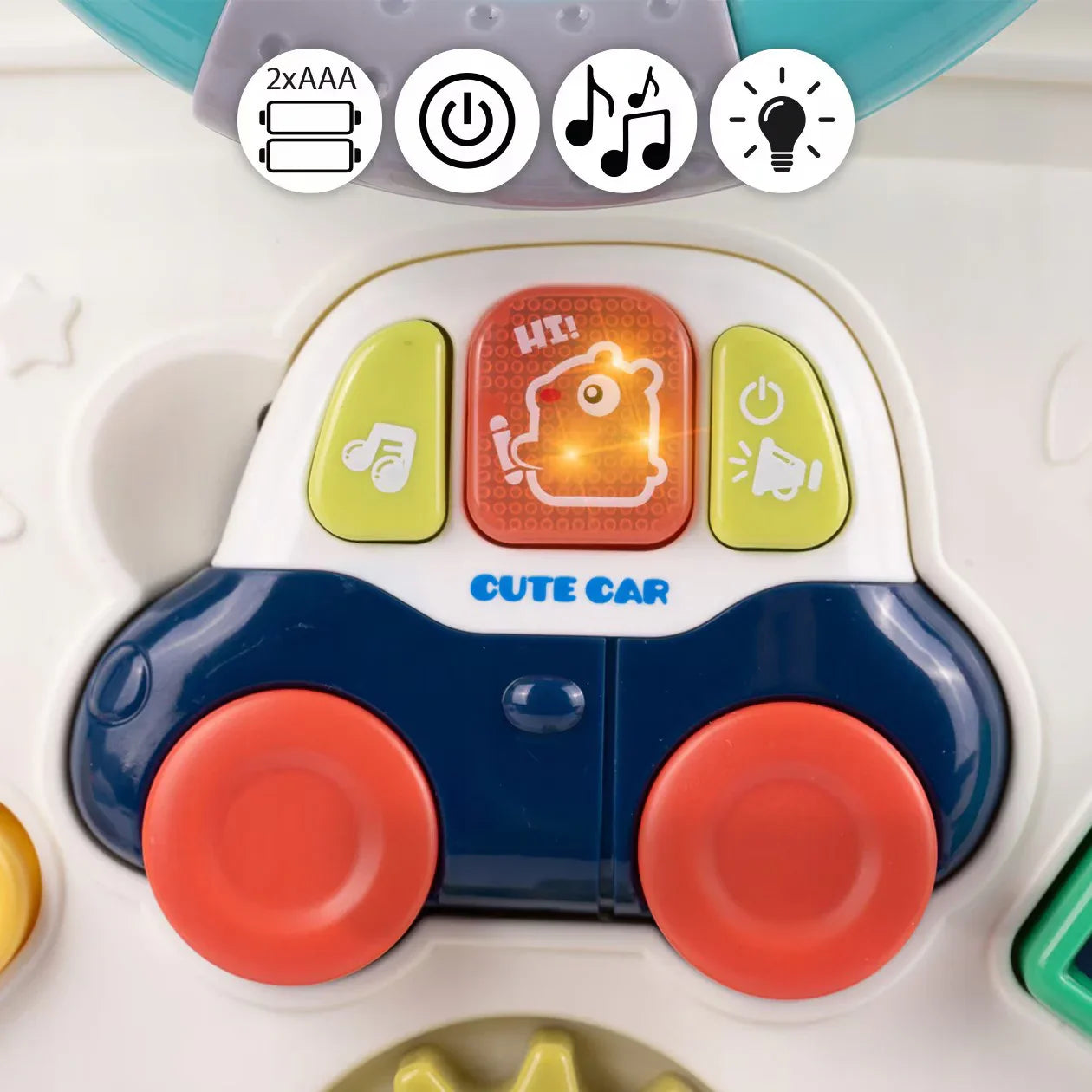 Antemergator 6 in 1 pentru Copii, cu Activitati Montessori de joaca si roti anti-alunecare,