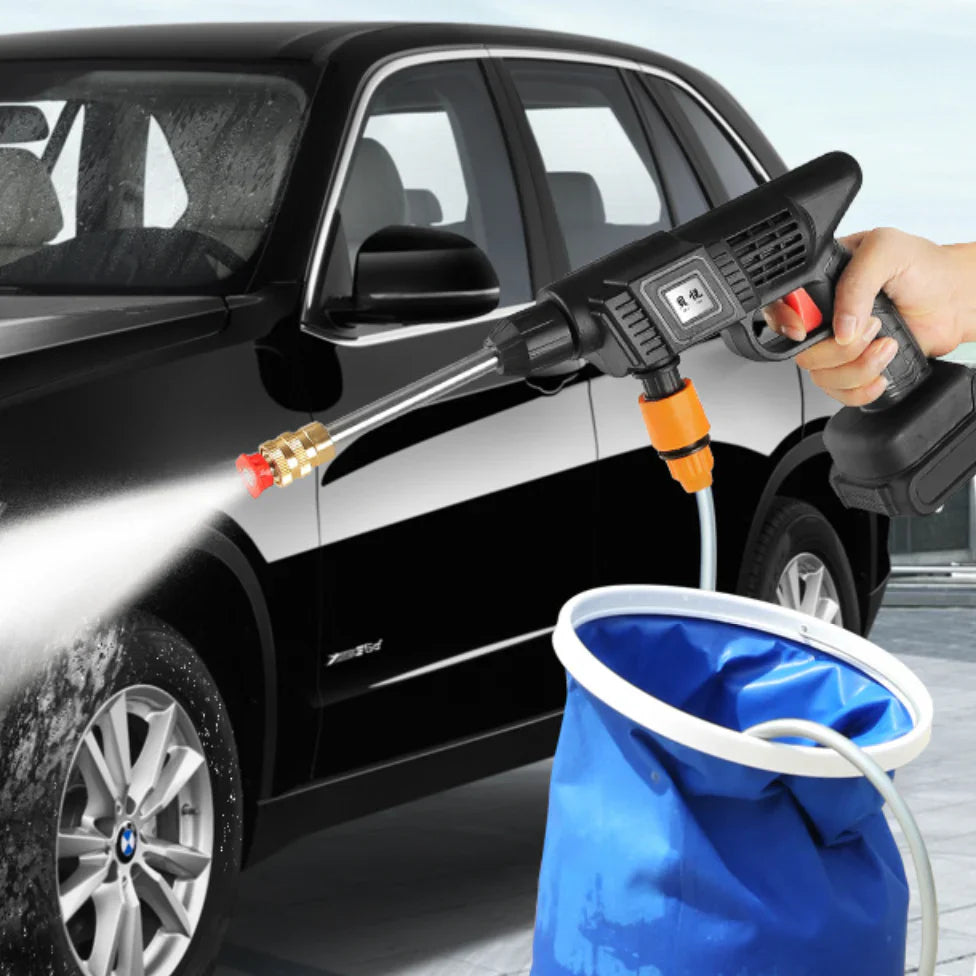 Aparat de spalat electric cu presiune puternica, cu 2 acumulator 48V, 8L/min, 30 Bari