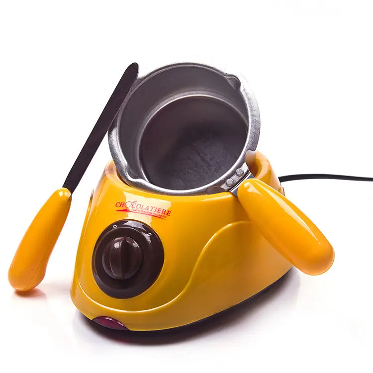 Aparat electric pentru topit ciocolata + Set Fondue - Chocolatiere