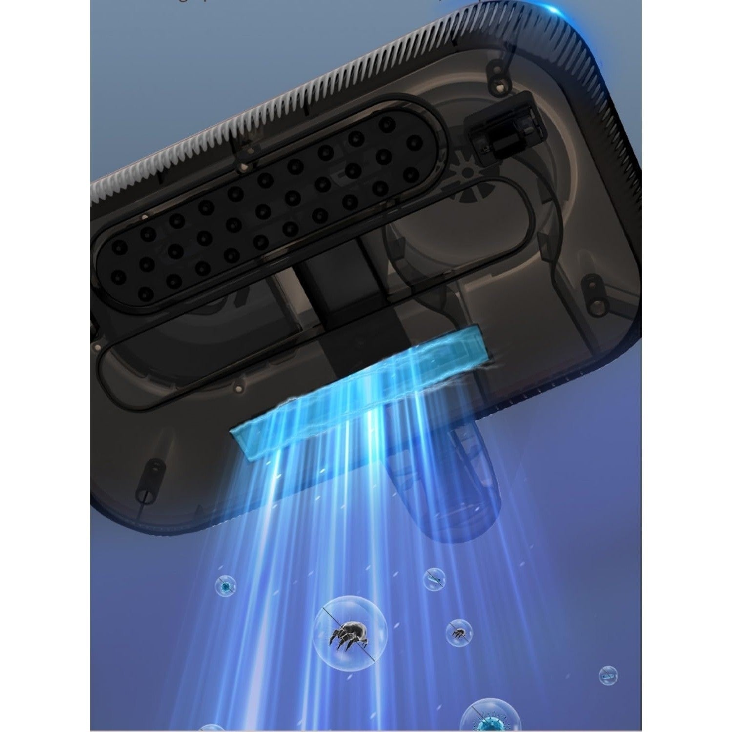 Aspirator Antiacarieni Fara Fir | UV-C + HEPA | 10000Pa | Ultrasunete | Curatare Saltele Si Textile | Ergonomic