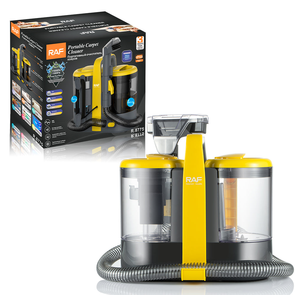 Aspirator Profesional Raf de Curatare prin Injectie-Extractie, Curatator de pete textile, Saltele, Covoare, Tapiserii, Mochete, Podele, 600W