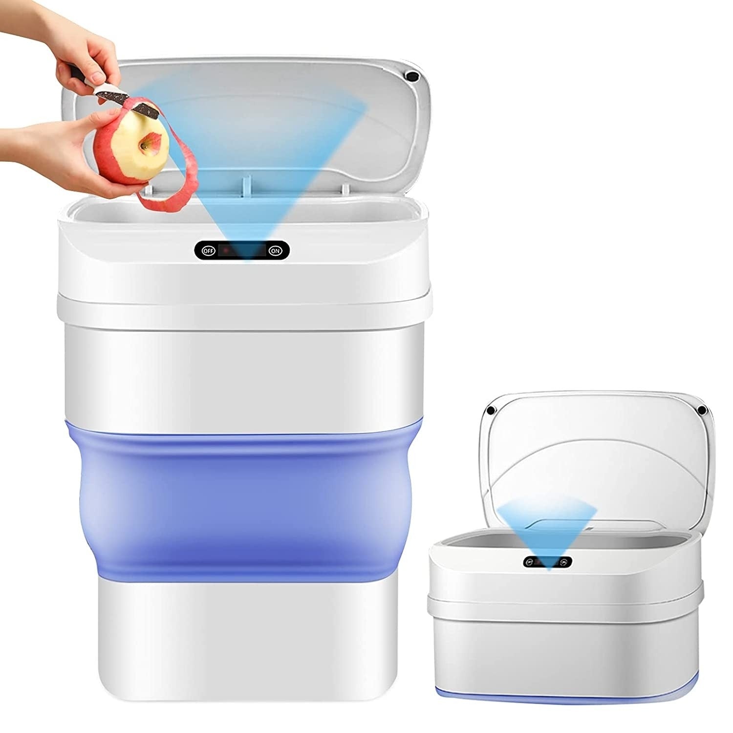 Cos de gunoi smart cu senzor de miscare, pliabil, 8L-17.5L