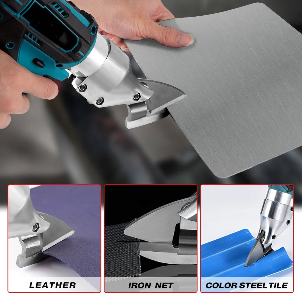 Foarfeca electrica de taiat tabla cu 2 acumulatori 2 Ah, 48V, Blitz Power