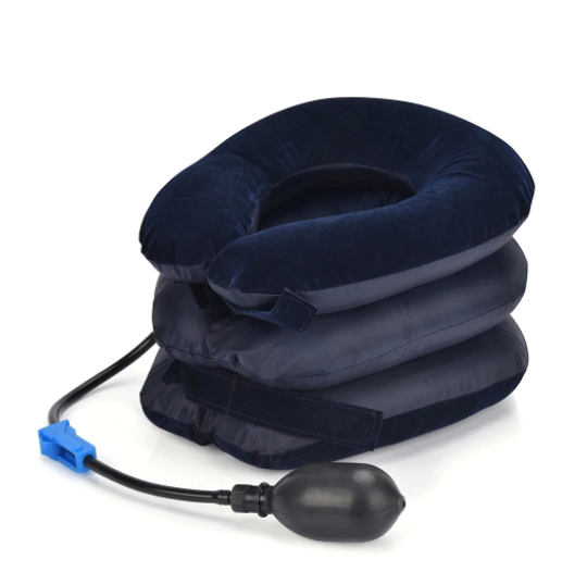 Guler Cervical , Corectia coloanei, Eliminarea durerilor cervicale, Gonflabil, 3 camere