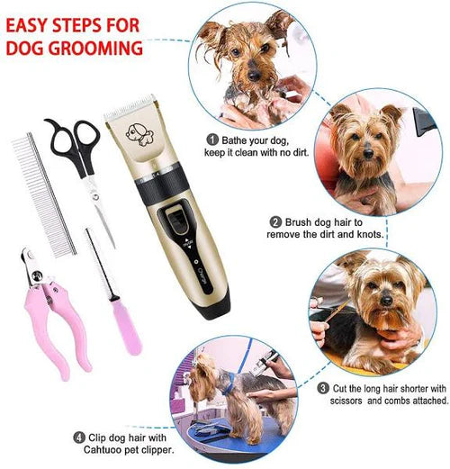 Masina pentru Tuns Animale, fara fir, 1200 mAh, accesorii incluse, Dailing