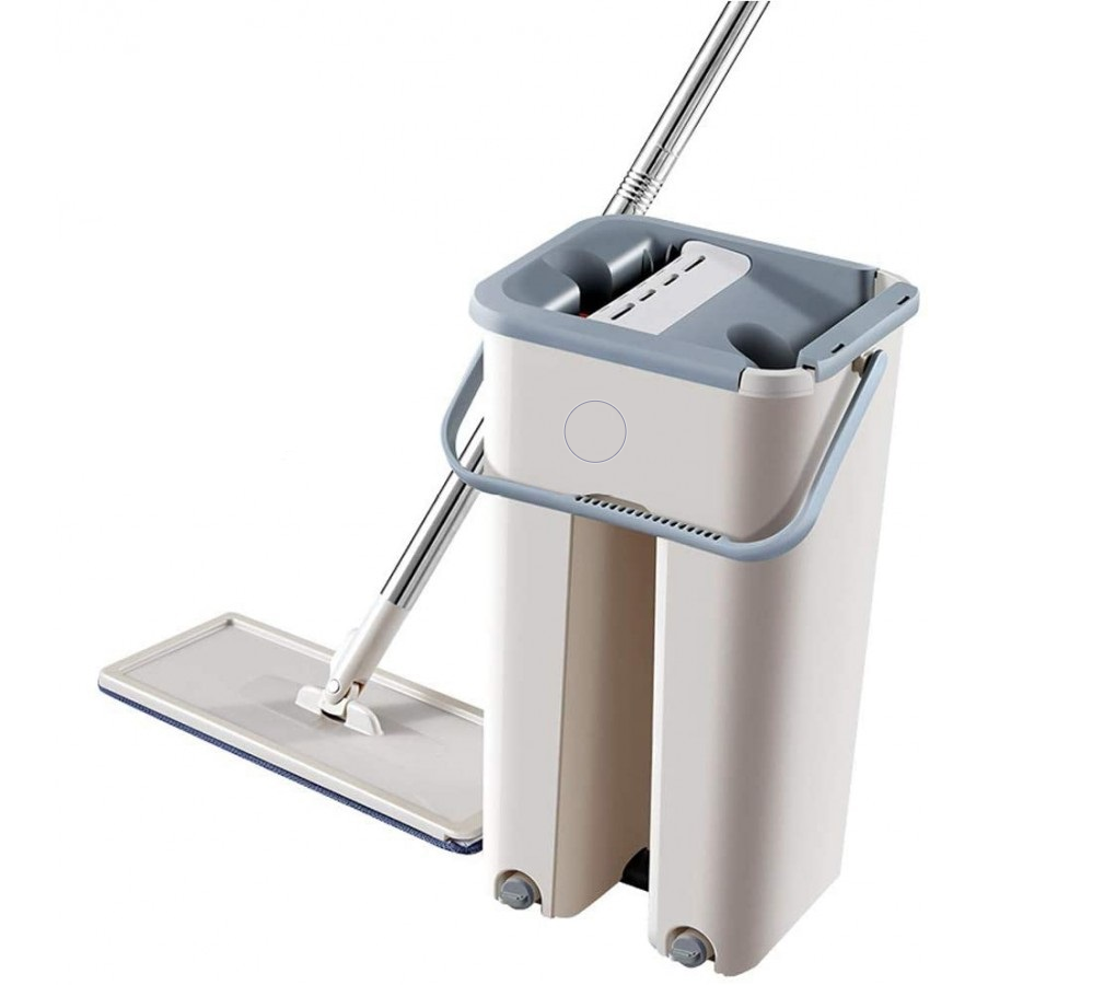 Mop profesional cu doua cuve de spalare si uscare + 3 lavete CADOU