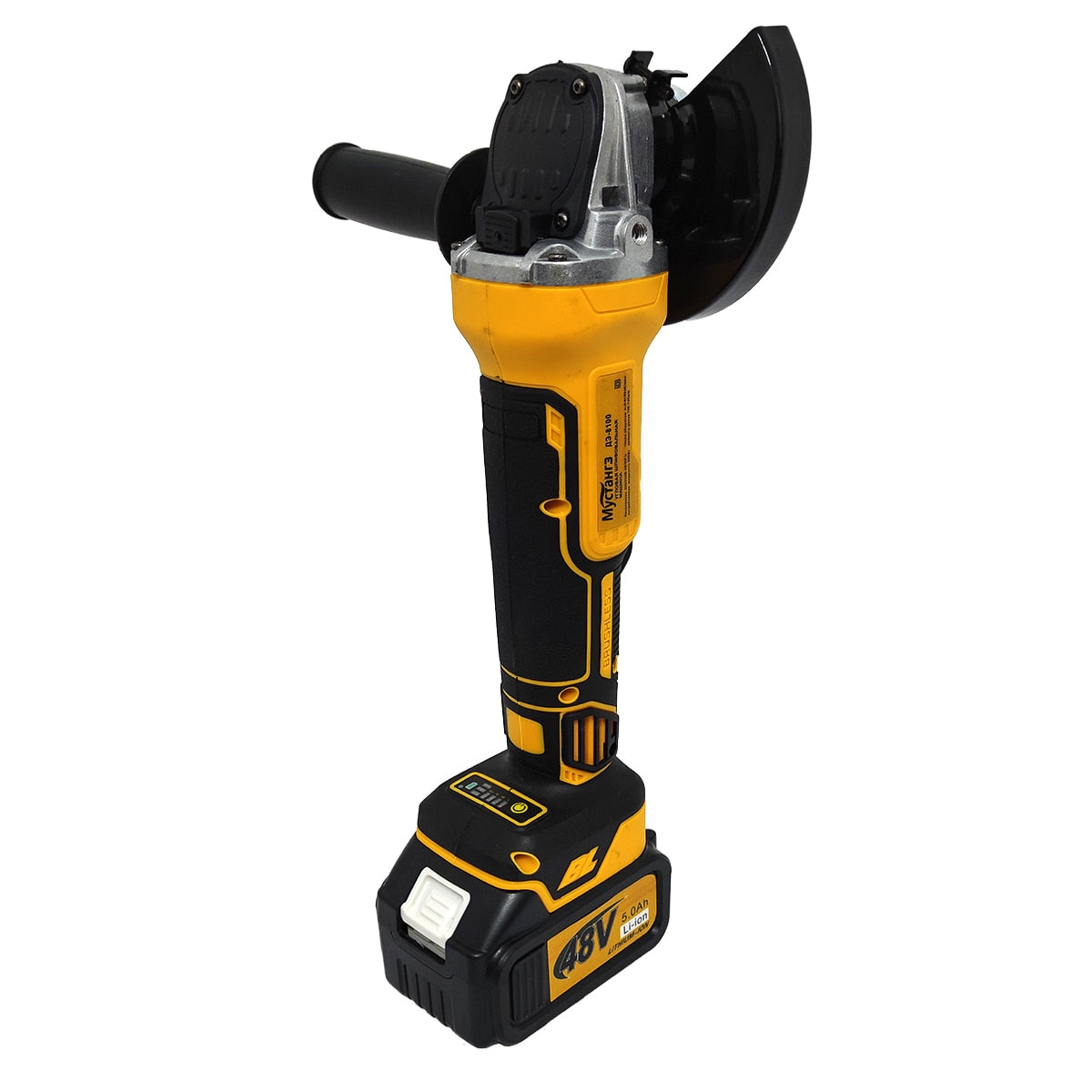 Polizor Unghiular cu 2 Acumulatori Mustang, 48V, 5Ah, Disc 125 mm, 9000 rpm