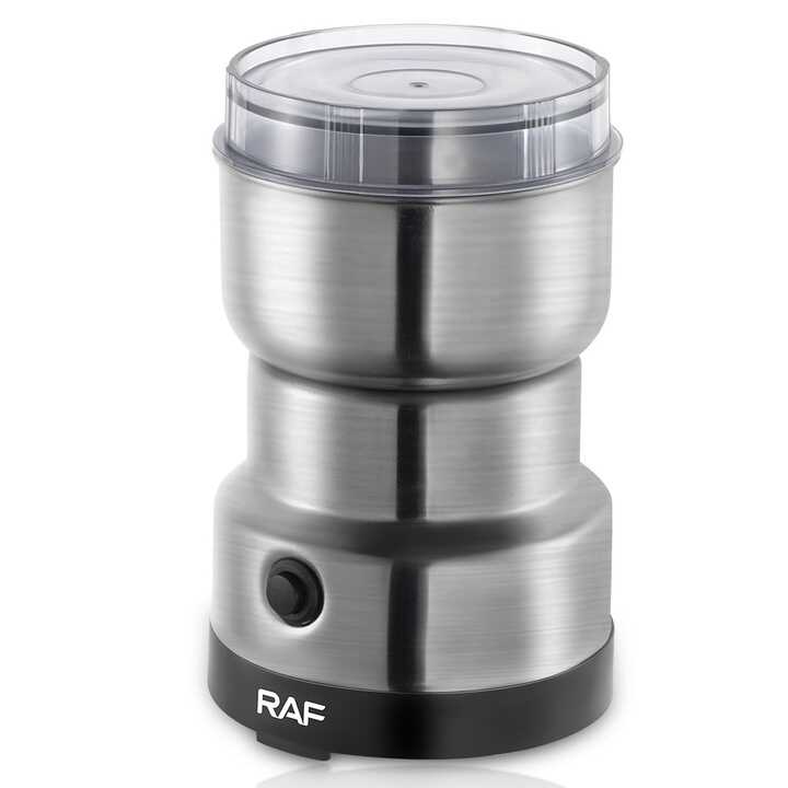 Rasnita electrica, RAF, pentru macinat cafea, nuci, condimente, 300W, capacitate 100 grame
