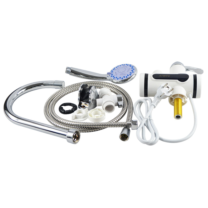 Robinet Electric cu Incalzire Instanta 60°C - Apa Calda Instant pentru Chiuveta + Dus Inclus