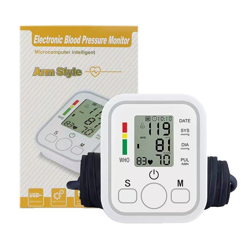 Tensiometru Electronic de Braț, Alimentare USB/Baterii, Capacitate 99 Memorări